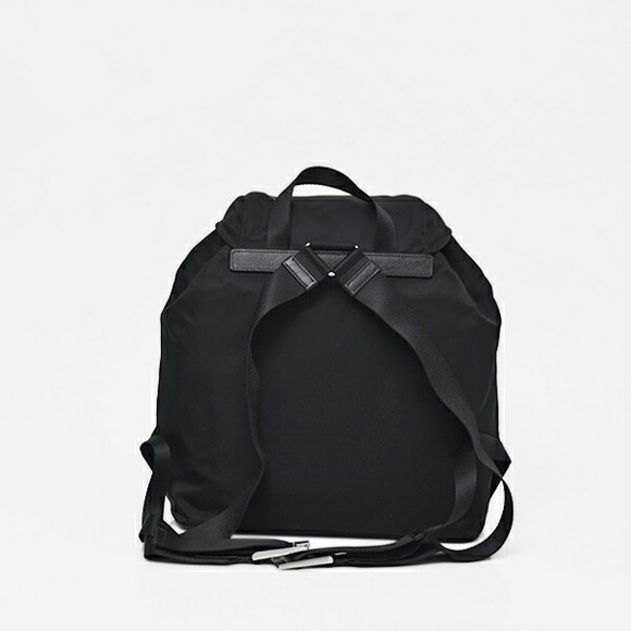 Prada Tessuto Nylon Leather Backpack Black - Picture 6 of 11